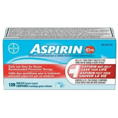 Aspirin Daily Low Dose 81 mg Enteric Coated